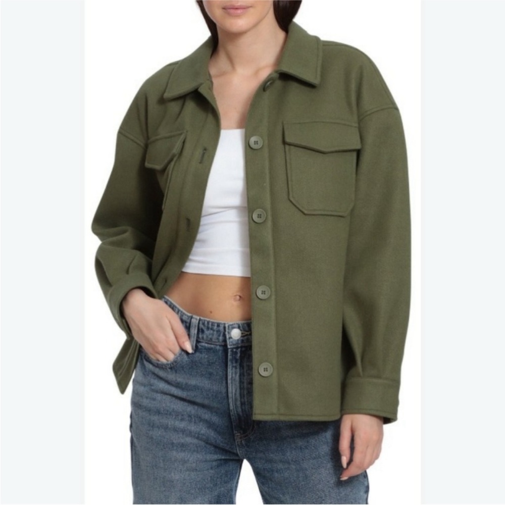 Avec Les Filles Relaxed Olive Shaket
